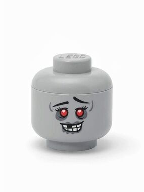 LEGO Mini Storage Head Zombie Girl Building Block Storage Gray